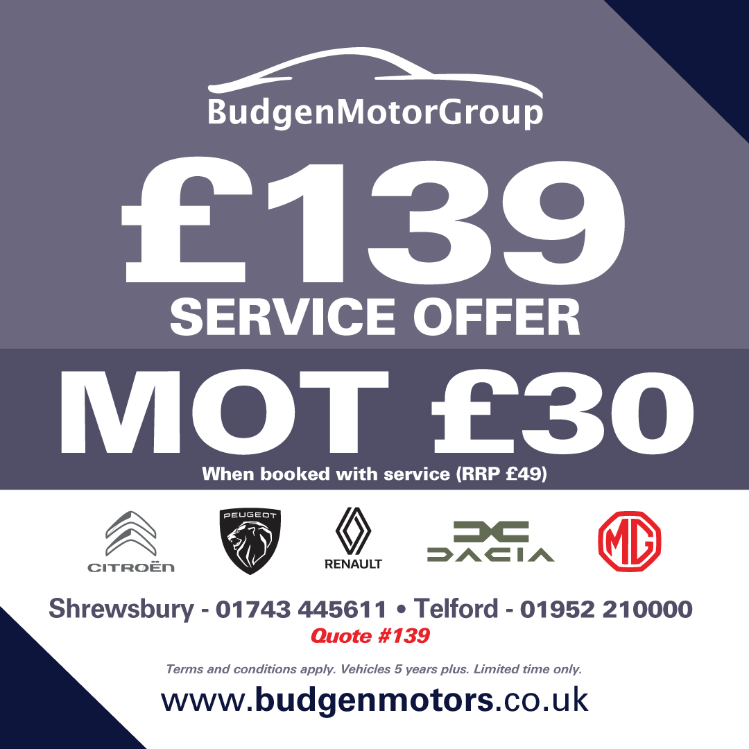 A Service for £139!