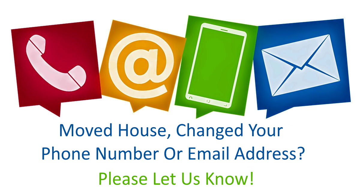 Are Your Contact Details Up To Date